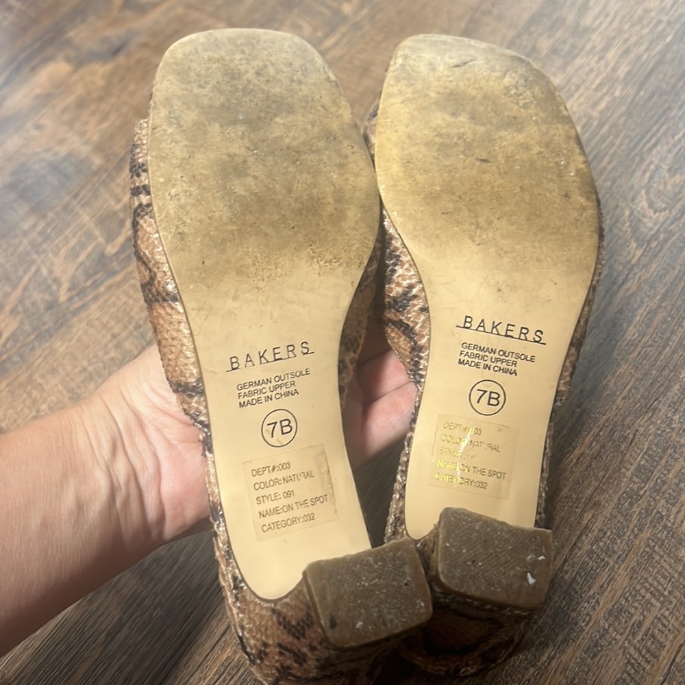 Faux Snakeskin Pumps by Bakers 7B - Picture 6 of 8